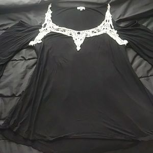 Plus+ Open Shoulder Top